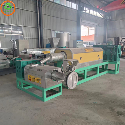 quality Máquina de fabricação de resíduos de design de triplo parafuso de PP PE HDPE LDPE filme de plástico reciclado pellets factory